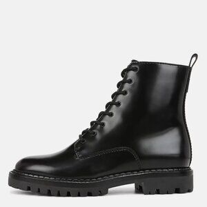 VINCE Cabria Leather Lug Boot Size 5 New